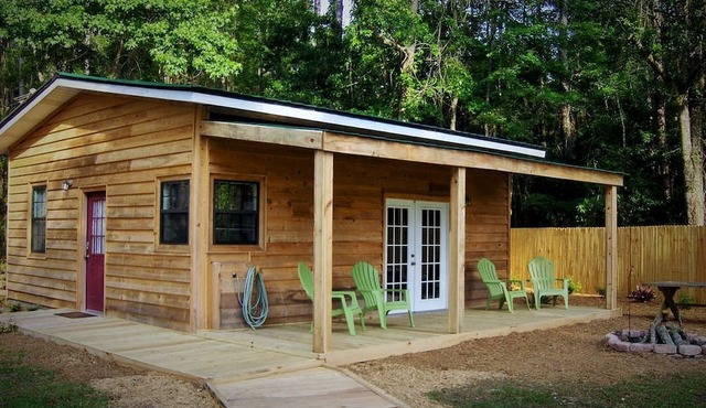 Rustic Creekside Cabin Rental with a Private Dock near the Georgia Coast